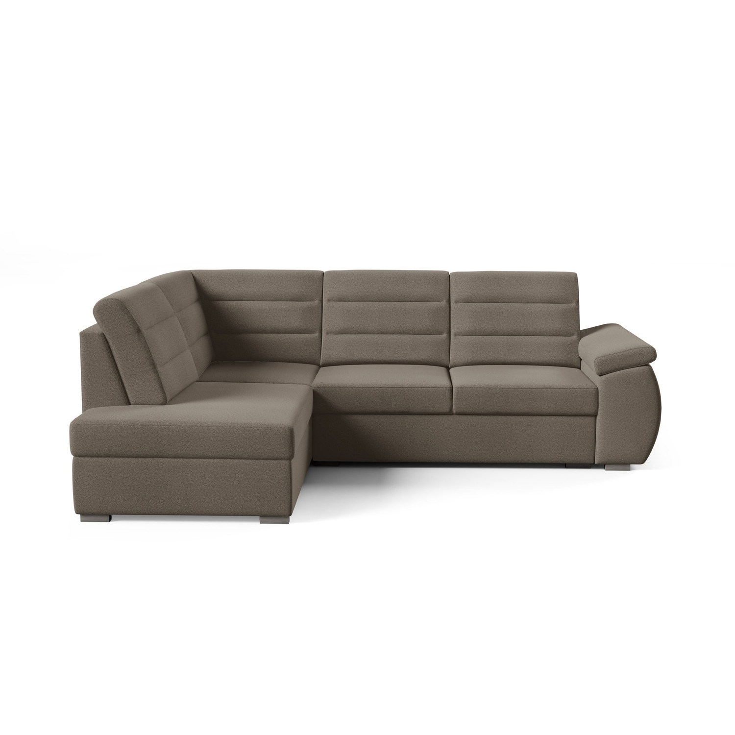 Rohová sedací souprava ASPEN Levá Hnědá I