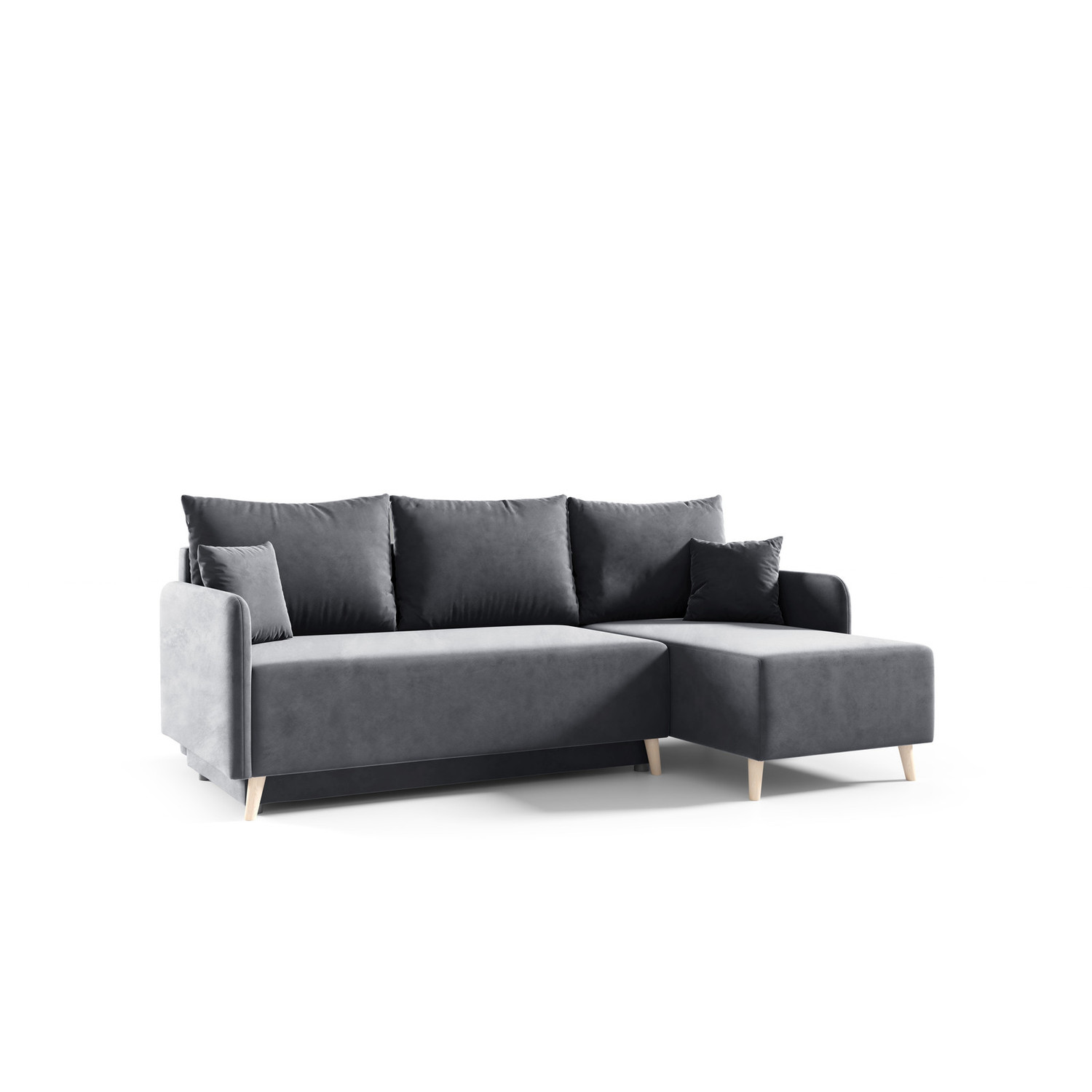 Rohová sedací souprava Viva Šedá I