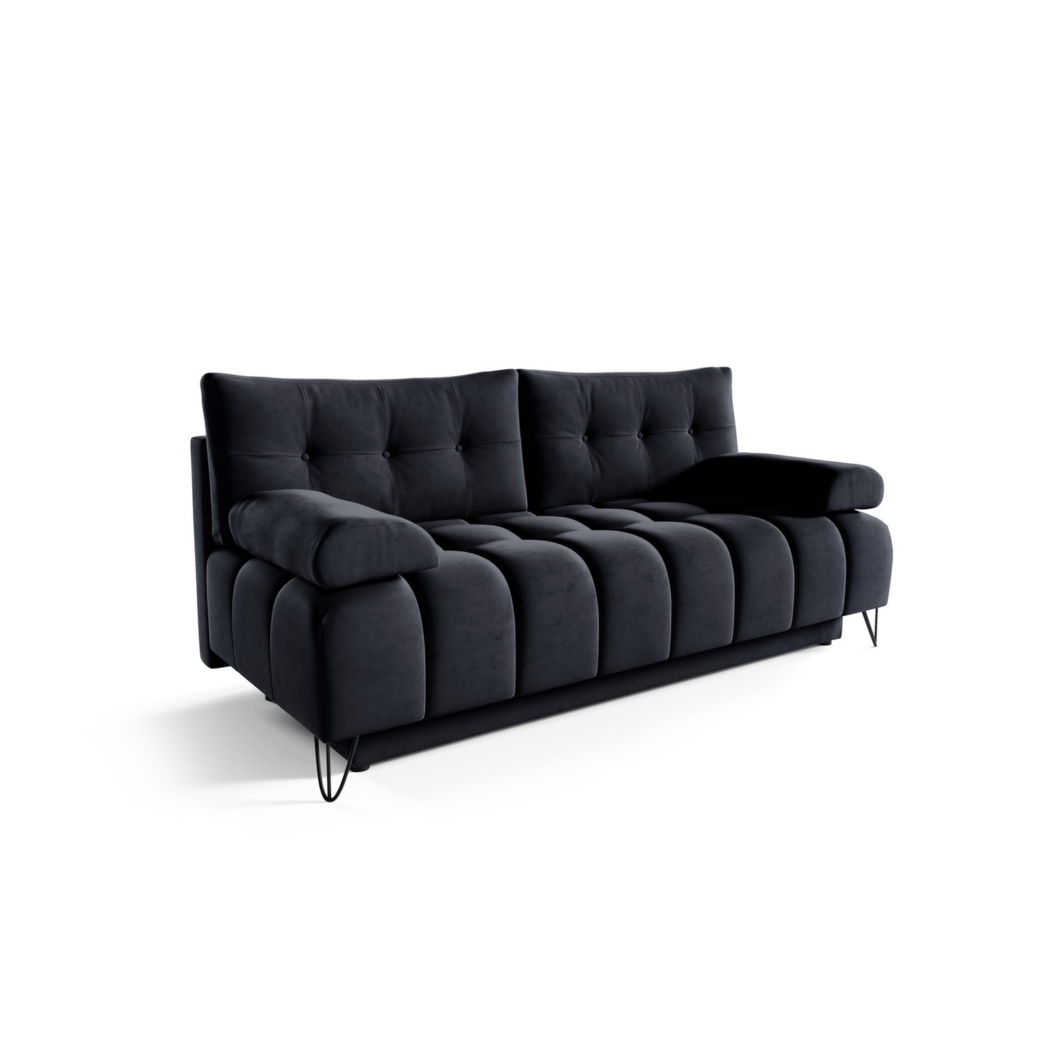 Rozkládací pohovka Broadway Černá