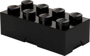 Čern&yacute; plastov&yacute; dětsk&yacute; &uacute;ložn&yacute; box 20x10x7 cm &ndash; LEGO&reg; LEGO
