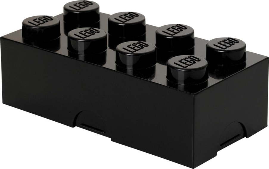 Černý plastový dětský úložný box 20x10x7 cm – LEGO® LEGO