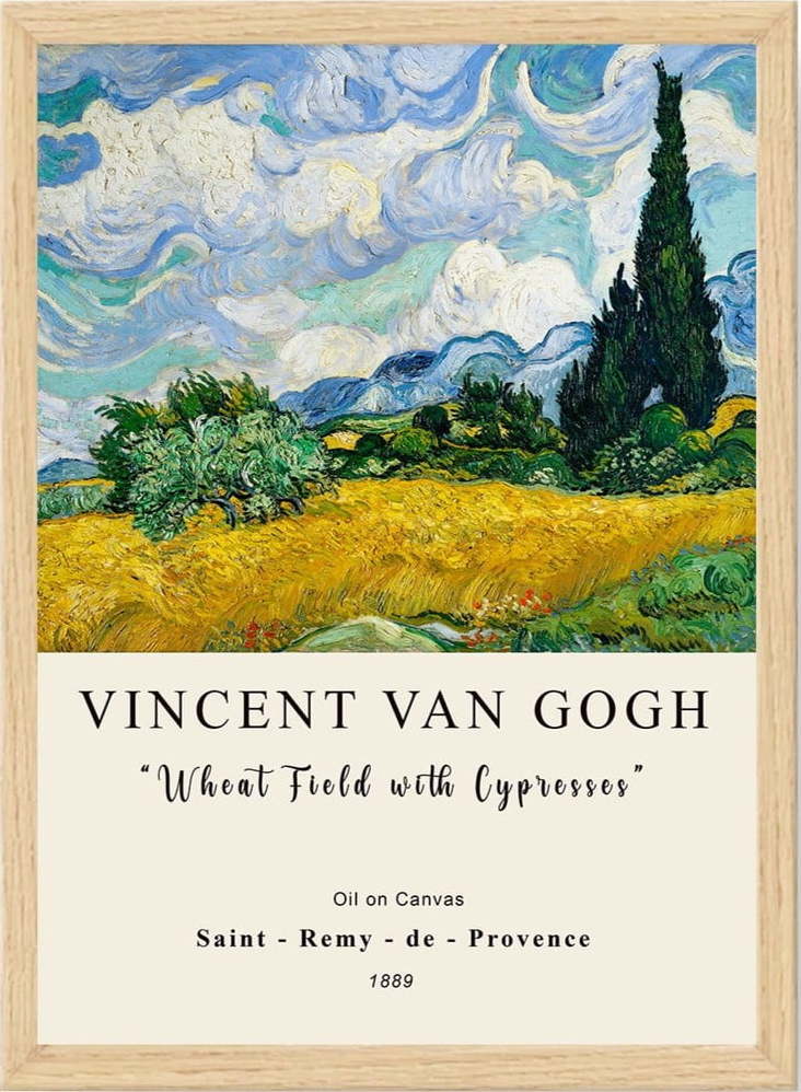 Obraz 55x75 cm Vincent van Gogh – Wallity Wallity