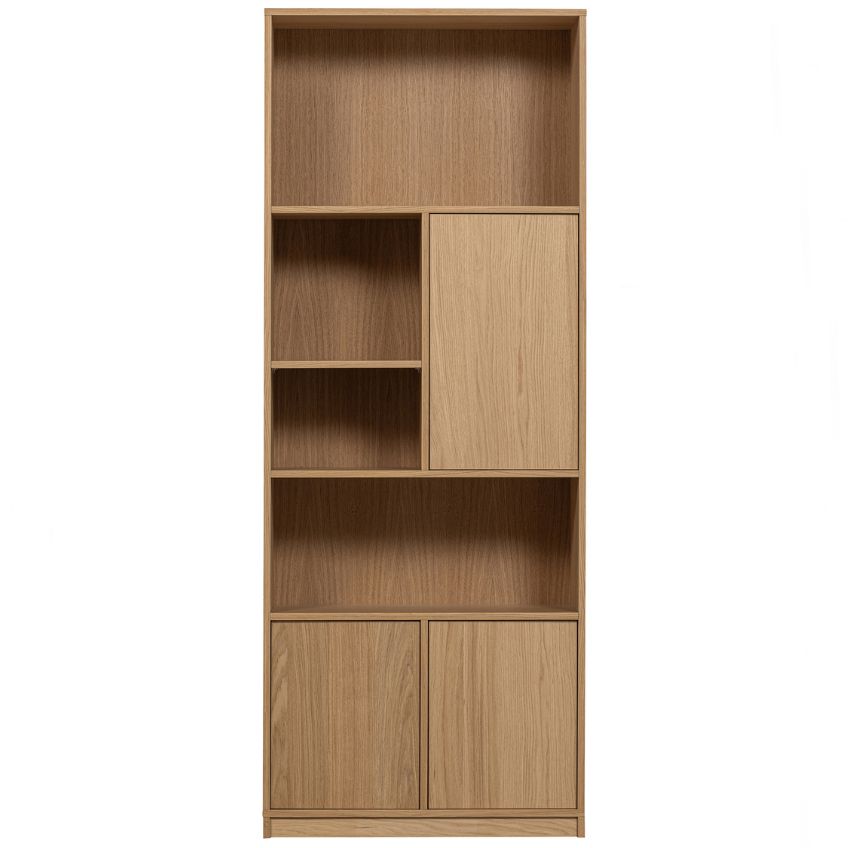 WOOOD Dubová modulární knihovna Modulair 199 x 77 cm WOOOD