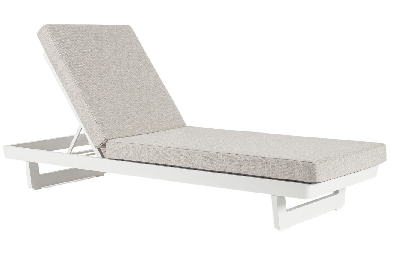 Bizzotto Světle šedé zahradní lehátko Infinity Bizzotto