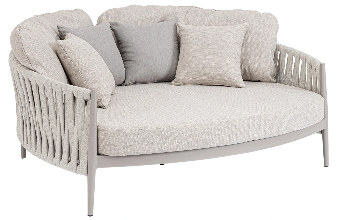 Bizzotto Světle šedé zahradní dvojlehátko Jacinta Bizzotto