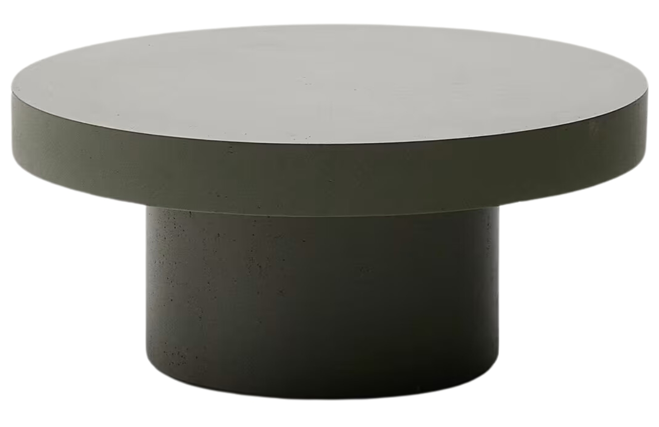 Kave Home Zelený cementový zahradní stolek Aiguablava 66 cm Kave Home