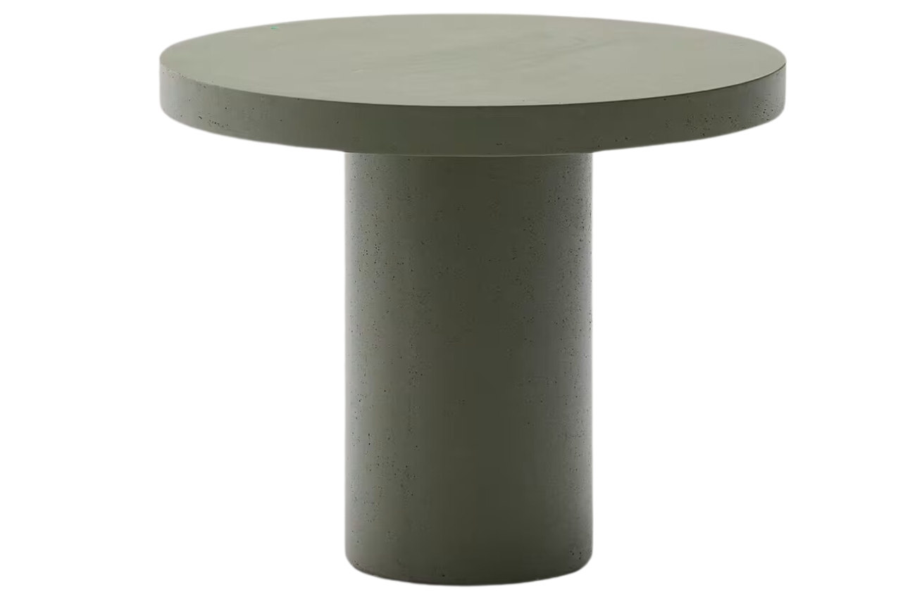 Kave Home Zelený cementový zahradní stůl Aiguablava 90 cm Kave Home