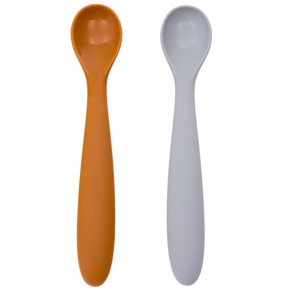 Kave Home Oranžovo-šedý set dvou lžic Lili Kave Home