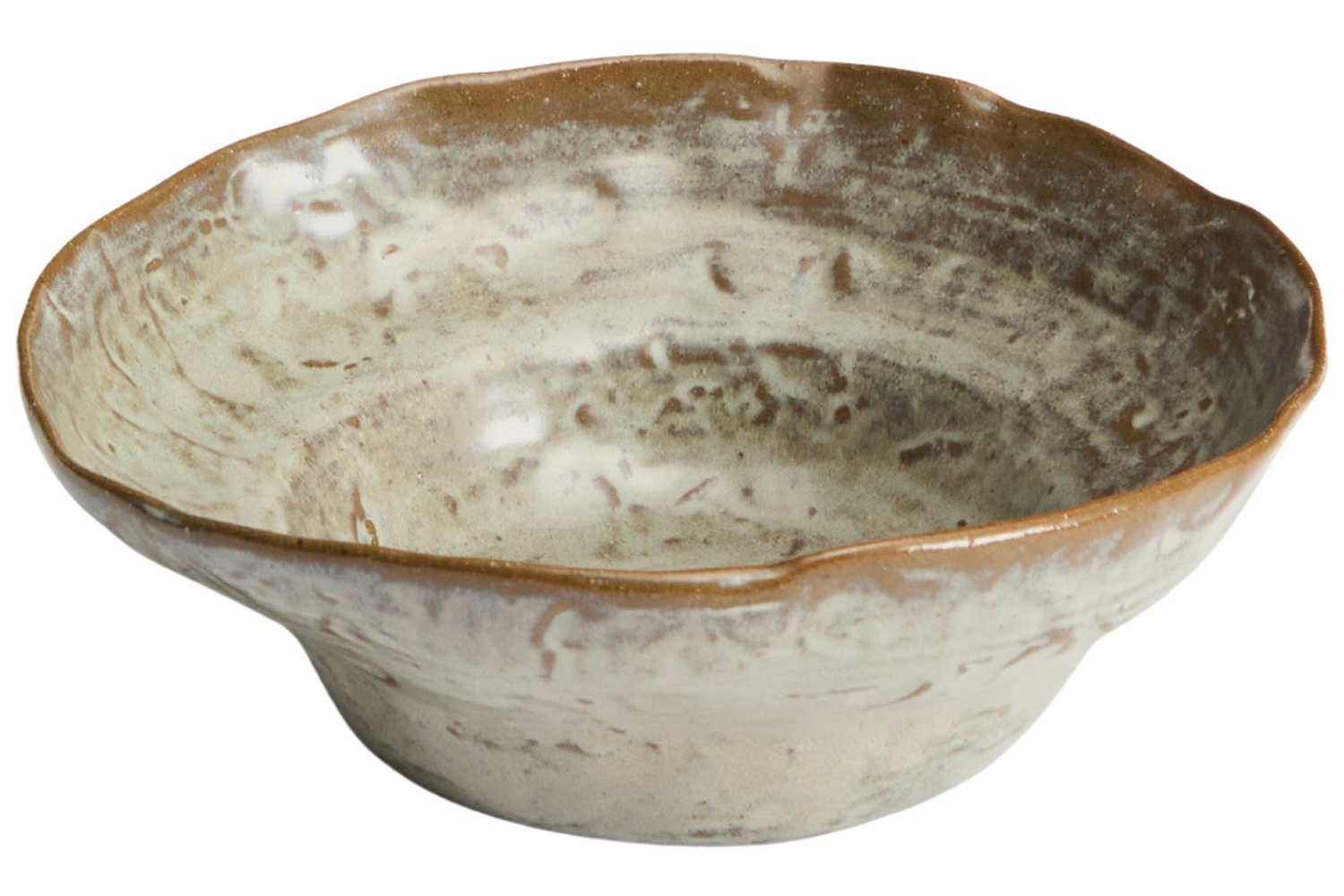 Kave Home Šedý keramický hluboký talíř Alenia 19 cm Kave Home