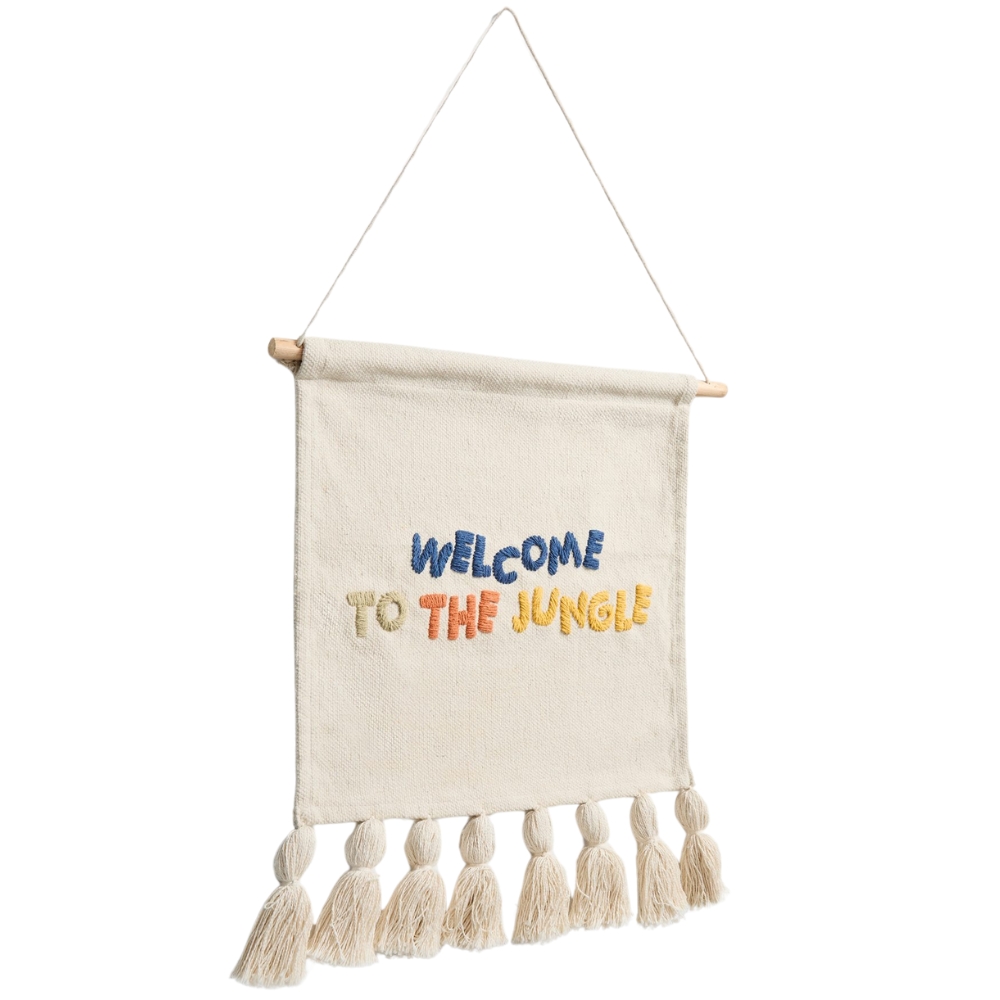 Kave Home Bavlněná nástěnná dekorace Tandani 50 x 40 cm Kave Home