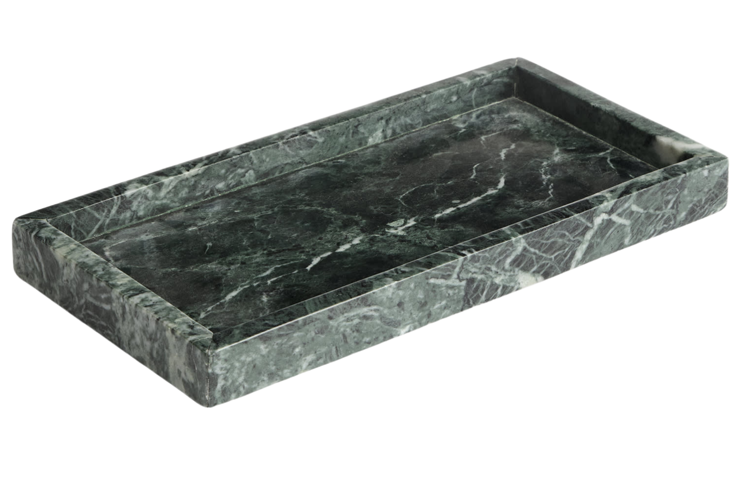 Kave Home Zelený mramorový tác Serela 35 x 18 cm Kave Home