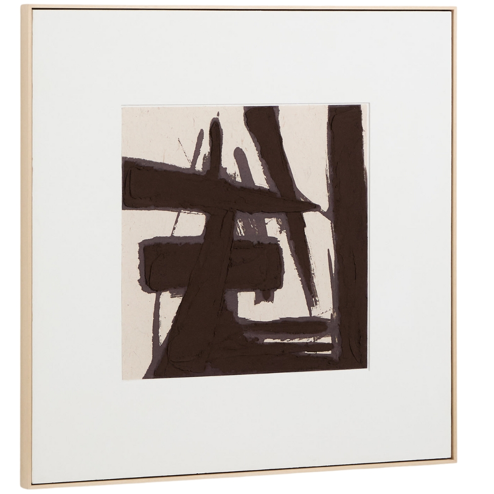 Kave Home Abstraktní obraz Arilan 100 x 100 cm Kave Home