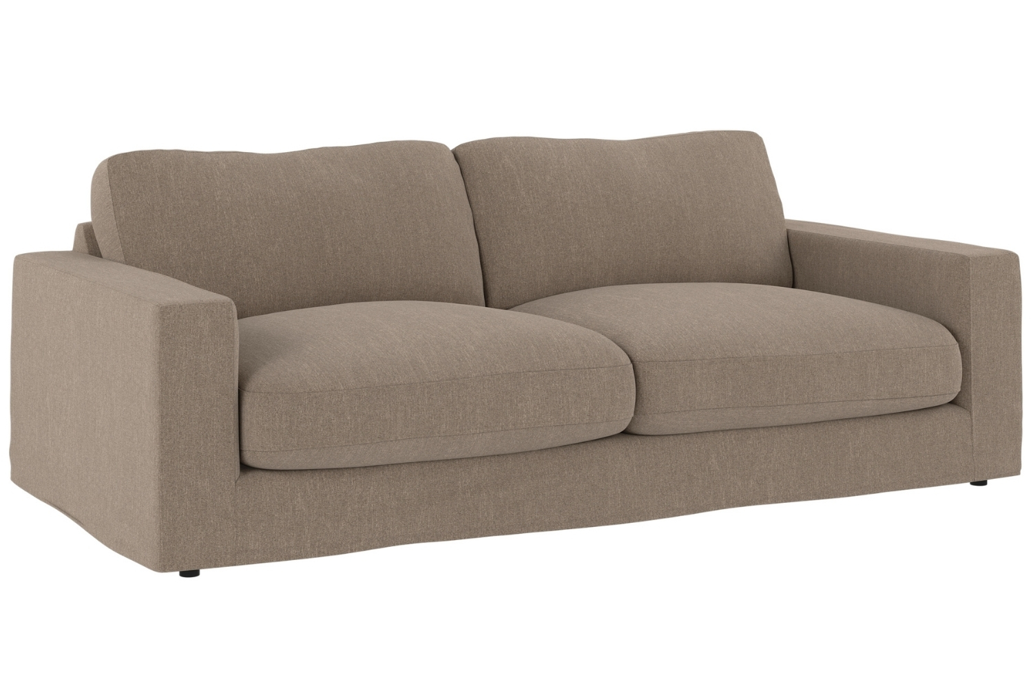 Rowico Hnědá trojmístná pohovka LANGDON 216 cm Rowico