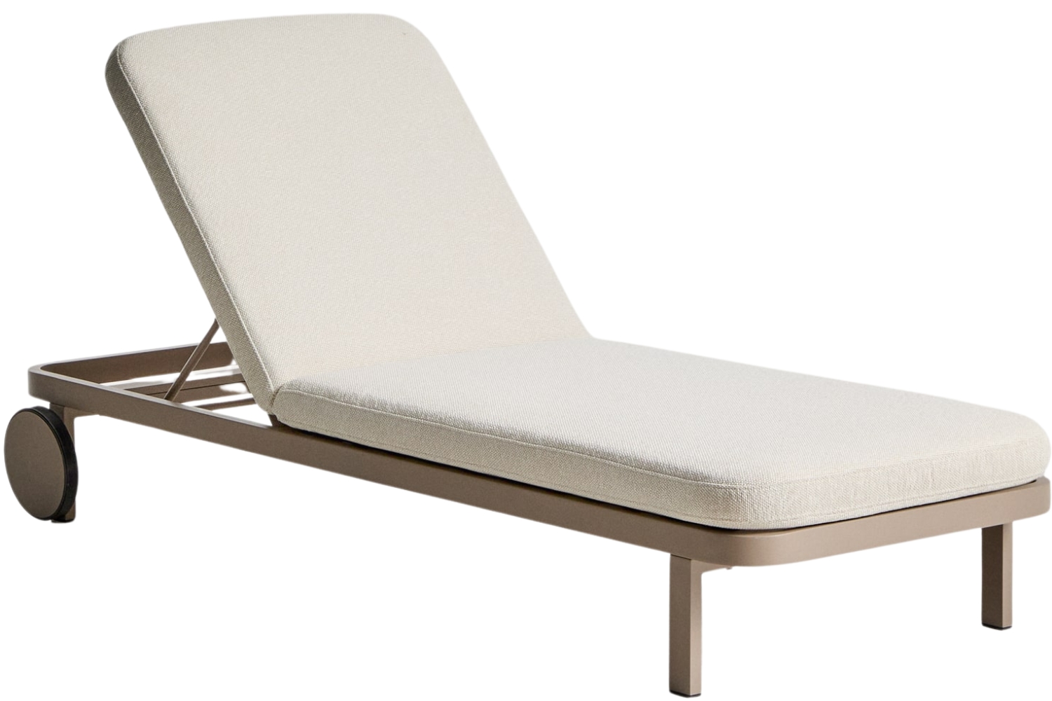 Kave Home Béžové hliníkové zahradní lehátko Kionia Kave Home
