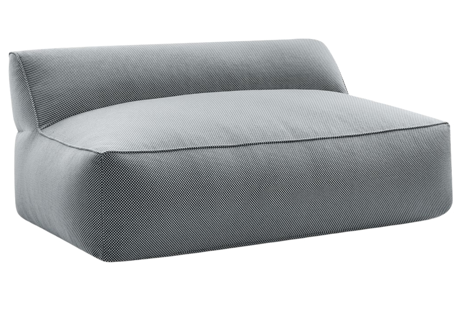 Bobochic Paris Černá zahradní pohovka Riviera 160 cm Bobochic Paris