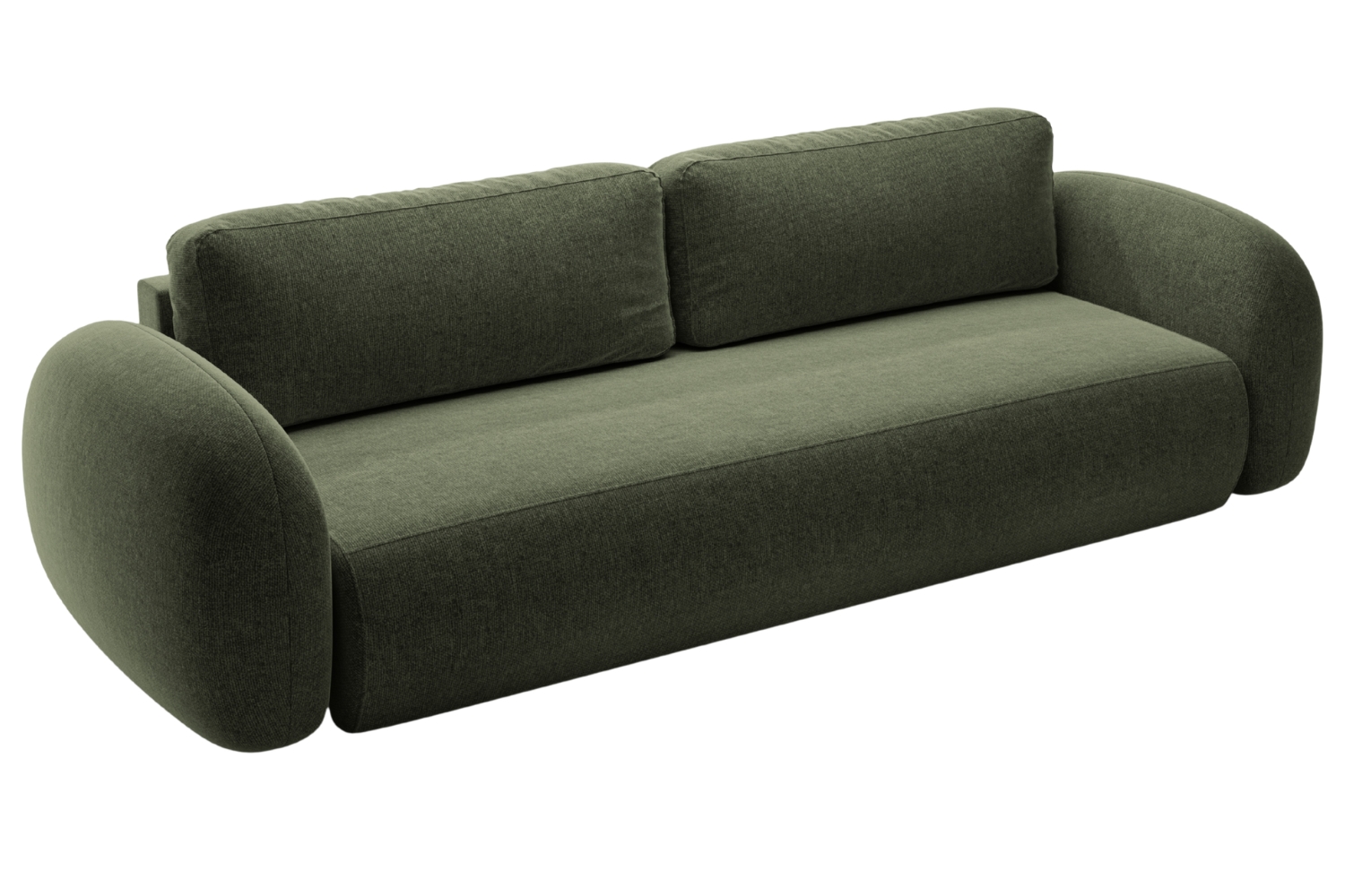 Maison Heritage Zelená rozkládací pohovka Kora 262 cm Maison Heritage