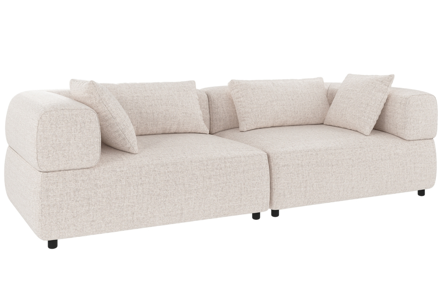 Rowico Světle béžová trojmístná pohovka FALKNER 246 cm Rowico