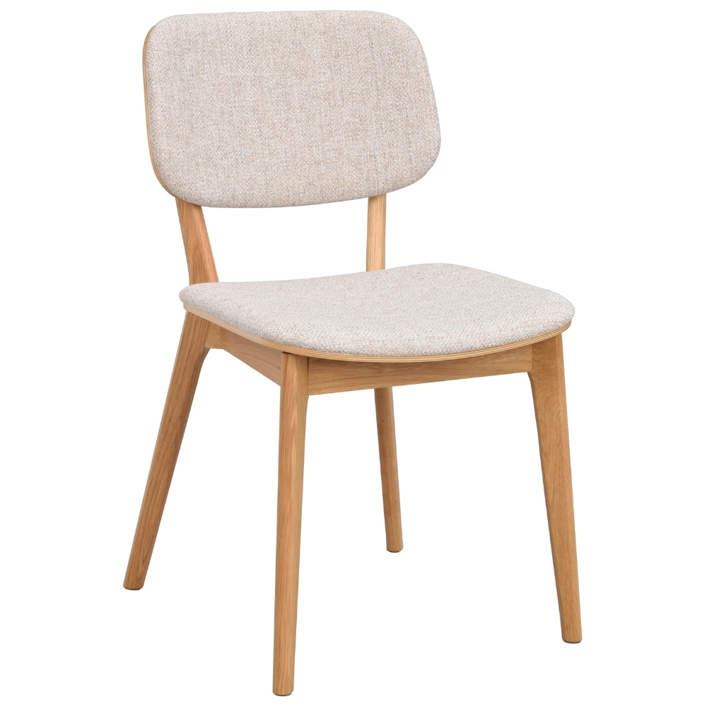 Rowico Světle béžová čalouněná jídelní židle BARRETT Rowico