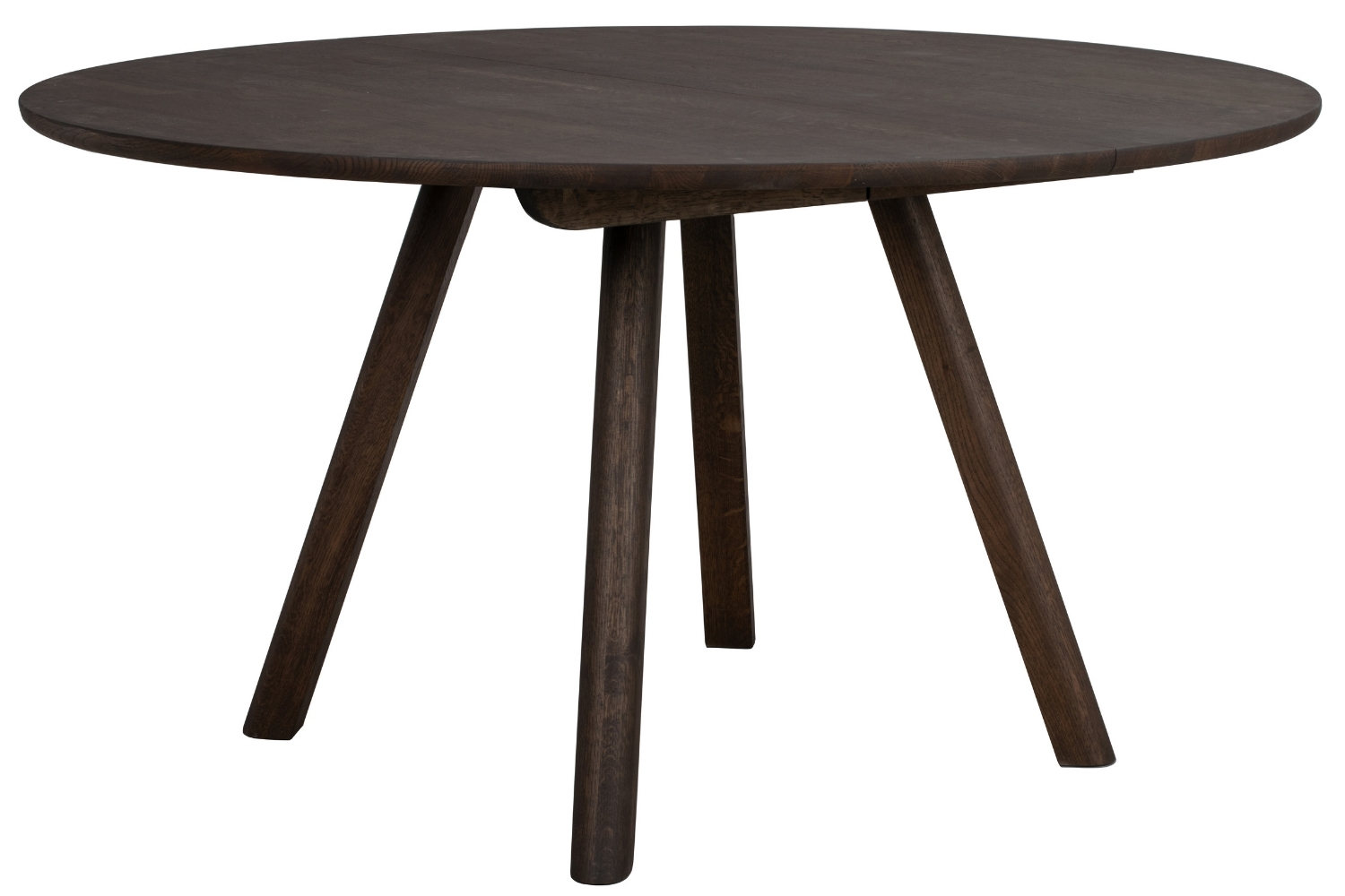 Rowico Hnědý dubový jídelní stůl CLAPPERTON ⌀ 140 cm Rowico