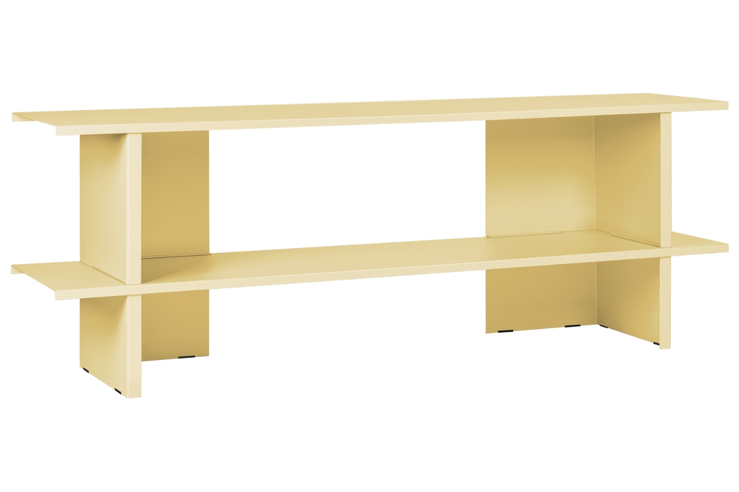 noo.ma Žlutá kovová police Hes 160 x 37 cm noo.ma