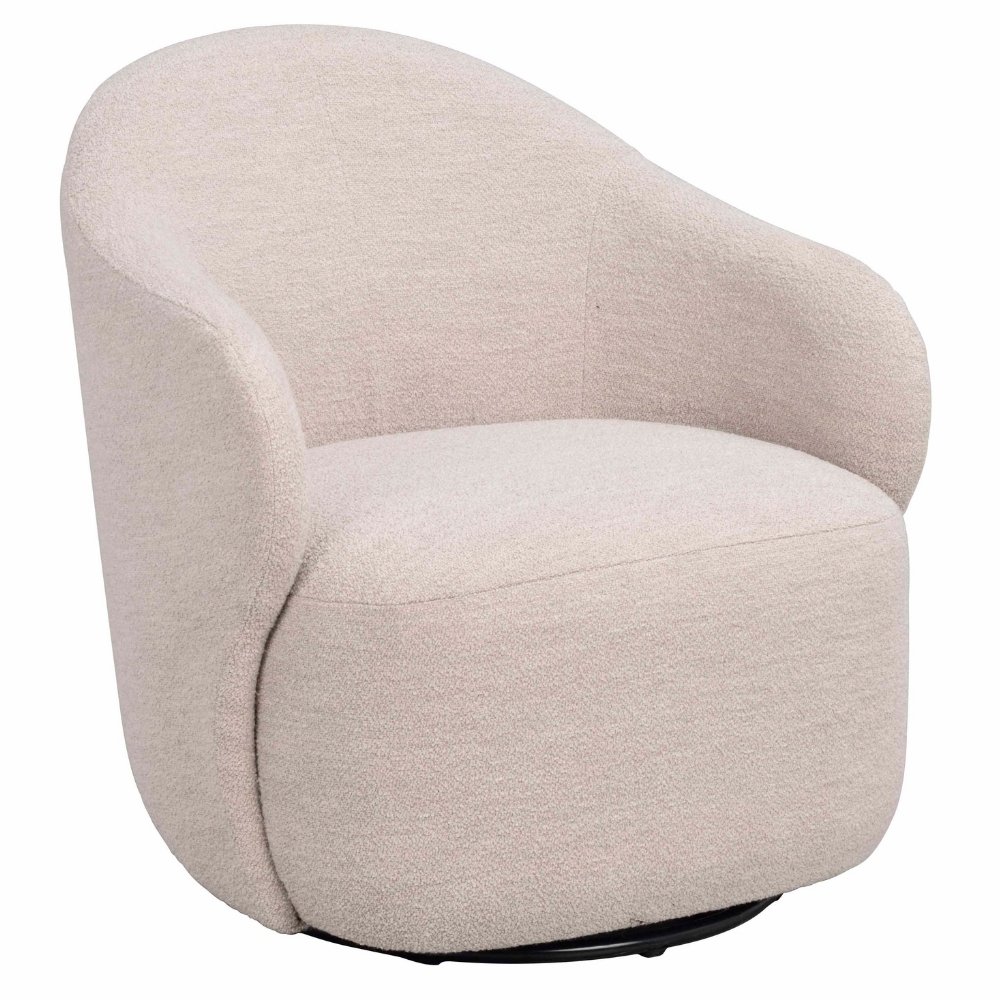 Rowico Světle béžové otočné křeslo CHAPELTOWN Rowico