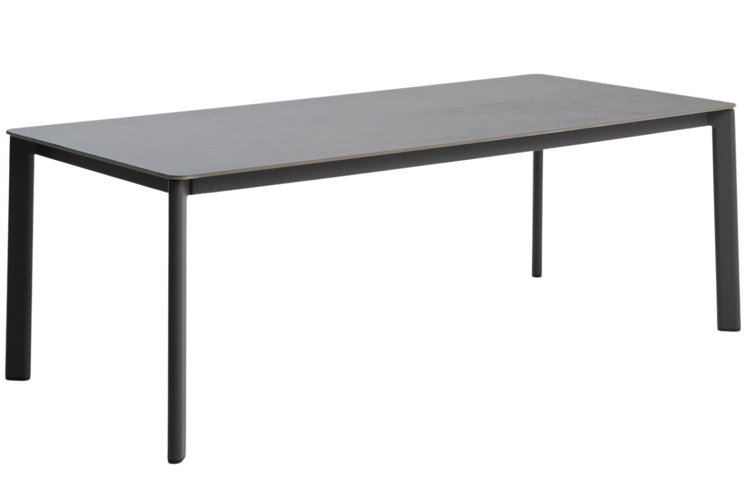 Kave Home Šedý zahradní stůl s keramickou deskou Anafi 220 x 100 cm Kave Home