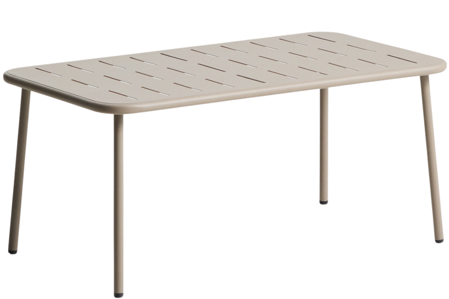 Kave Home Béžový kovový zahradní stůl Brai 180 x 90cm Kave Home