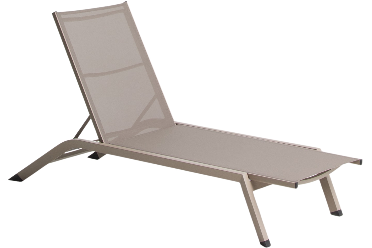 Kave Home Béžové hliníkové zahradní lehátko Capraia Kave Home