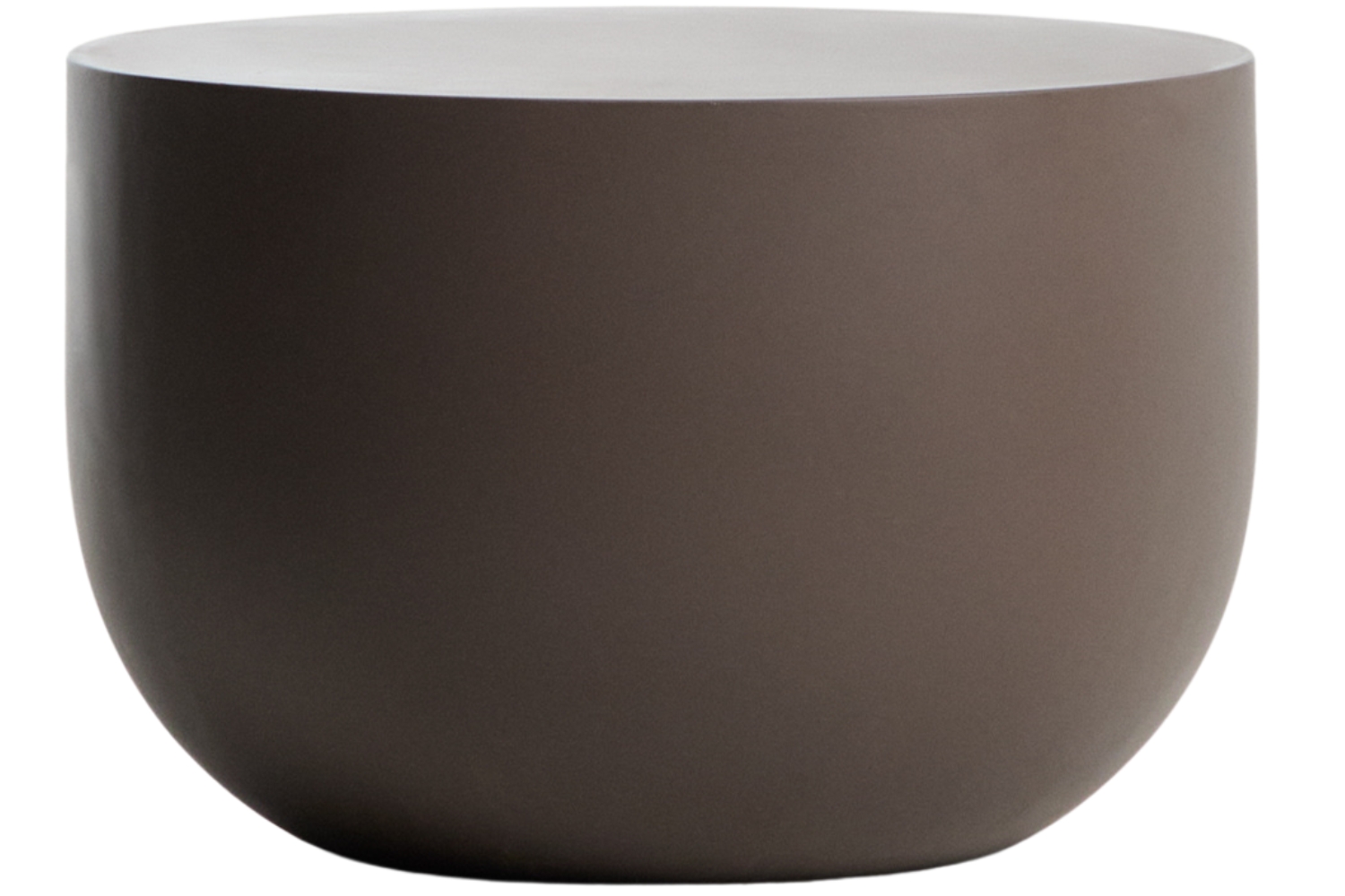 Kave Home Hnědý cementový zahradní stolek Garbet 60 cm Kave Home