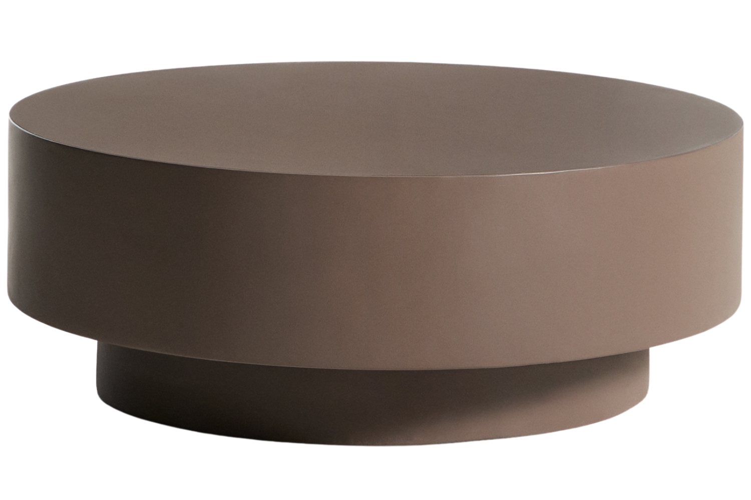 Kave Home Hnědý cementový zahradní stolek Garbet 80 cm Kave Home