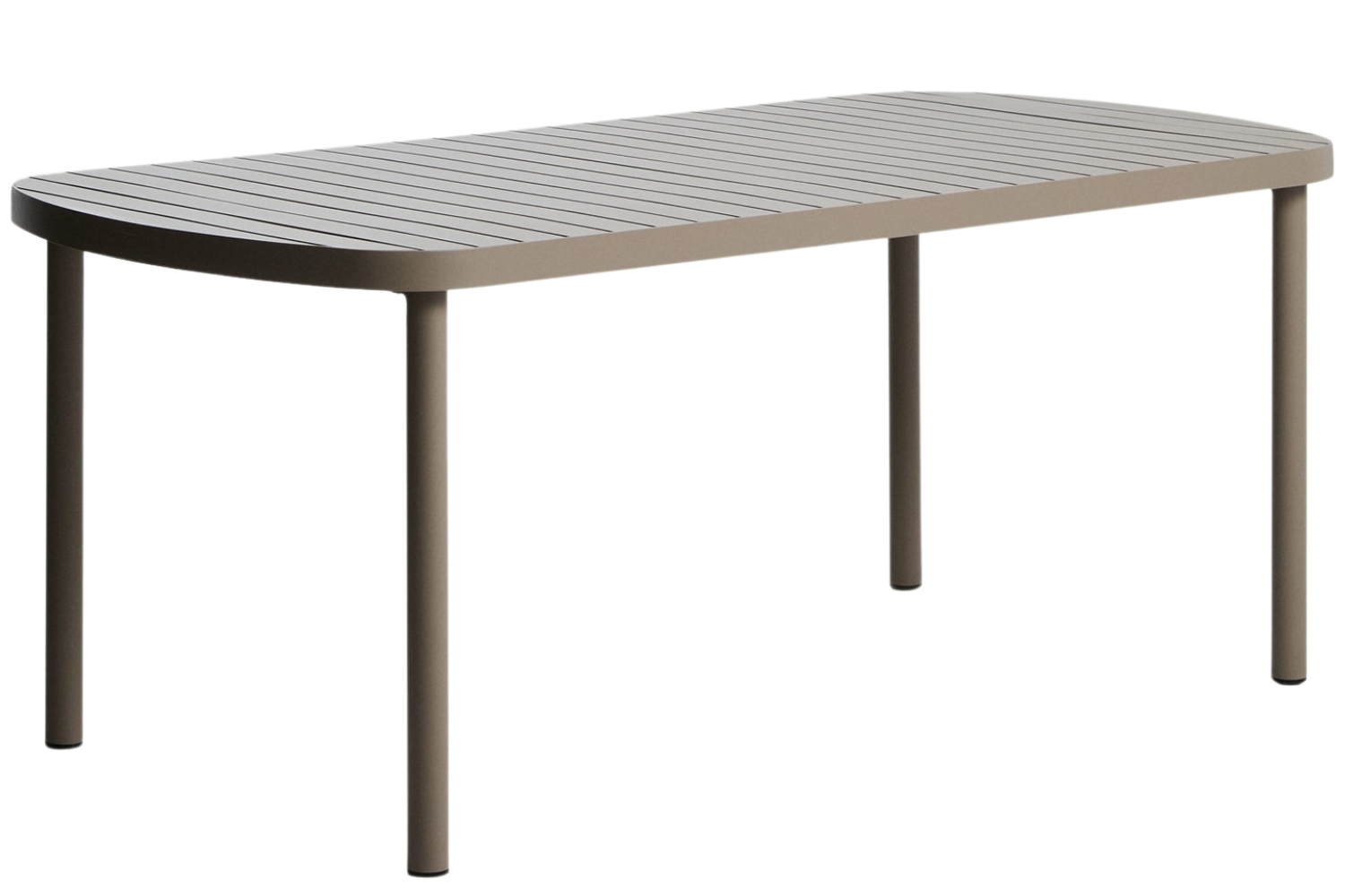 Kave Home Béžový kovový zahradní jídelní stůl Joncols 180 x 90 cm Kave Home