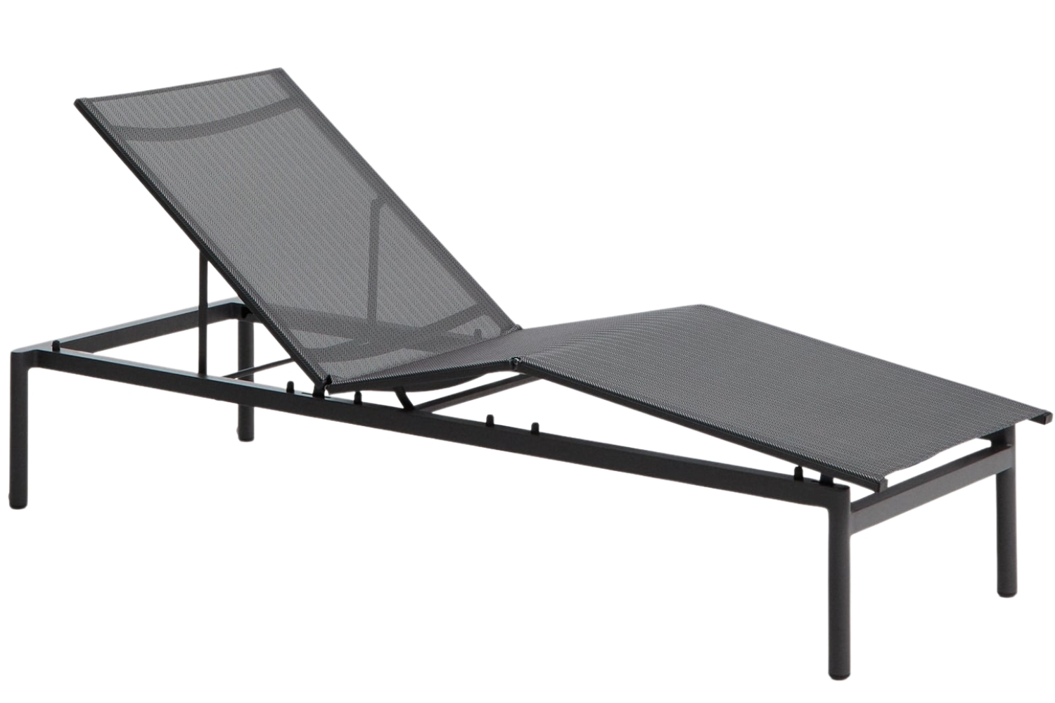 Kave Home Šedé hliníkové zahradní lehátko Lesina Kave Home