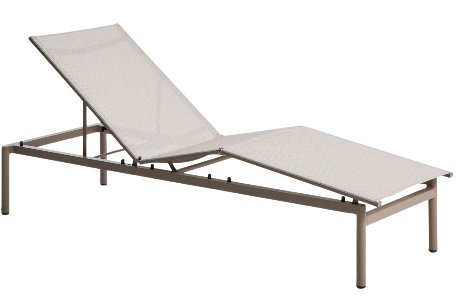Kave Home Béžové hliníkové zahradní lehátko Lesina Kave Home