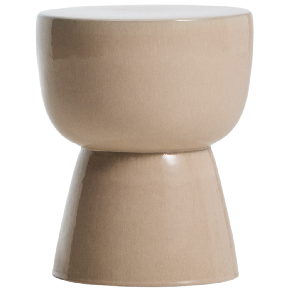 Kave Home Béžový zahradní stolek Mesquida 36 cm Kave Home