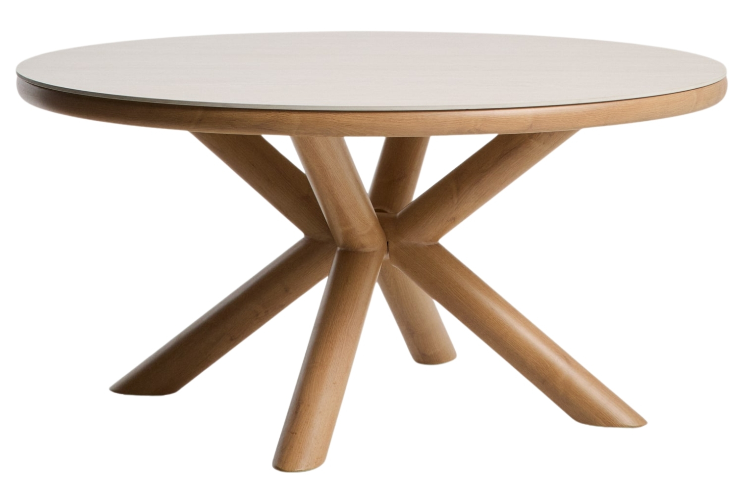 Kave Home Béžový keramický zahradní stůl Mirtia Ø 148 cm Kave Home