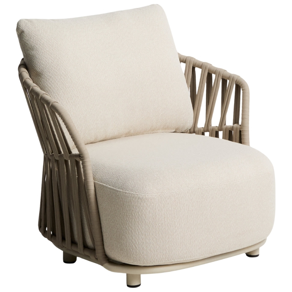 Kave Home Béžové zahradní křeslo Osani s výpletem Kave Home