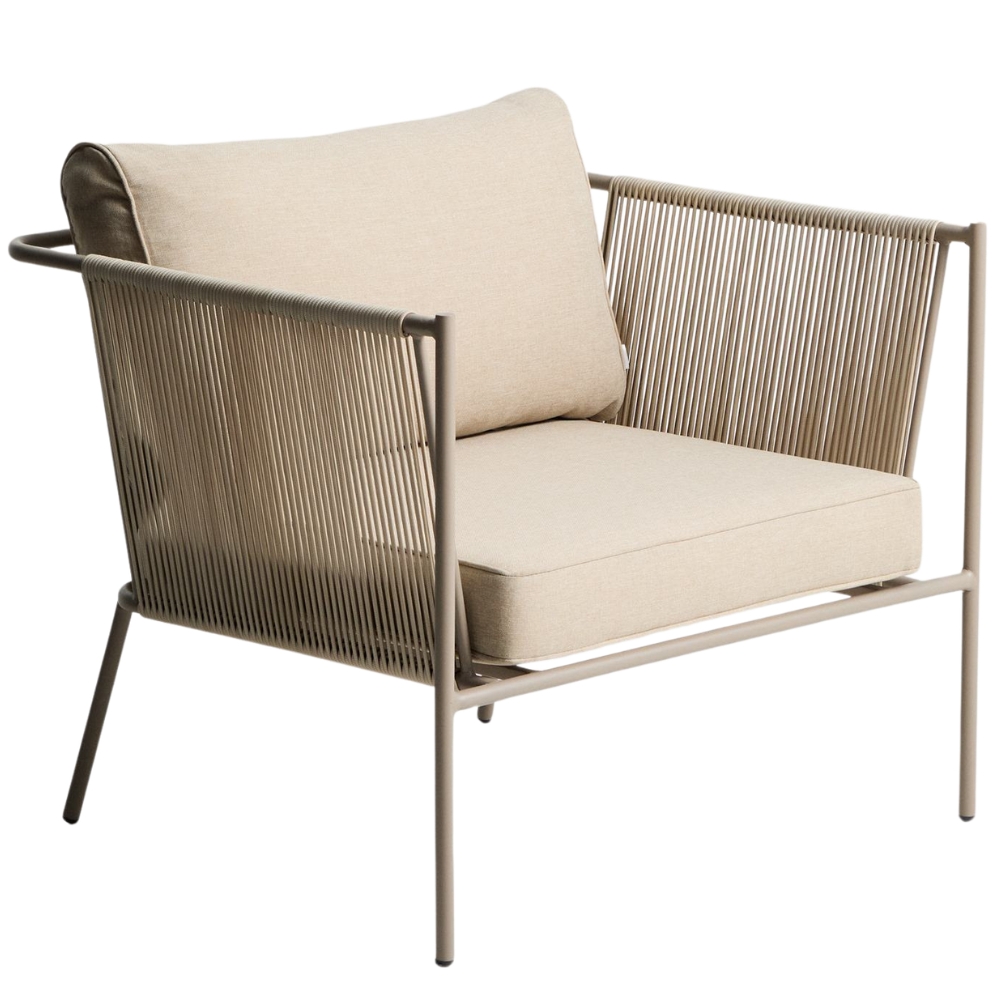 Kave Home Béžové zahradní křeslo Zivia Kave Home