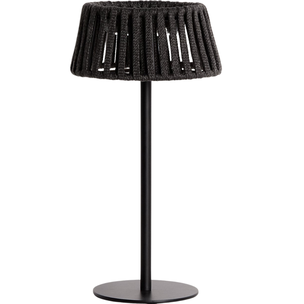 Kave Home Černá zahradní solární LED lampa Aldet Kave Home