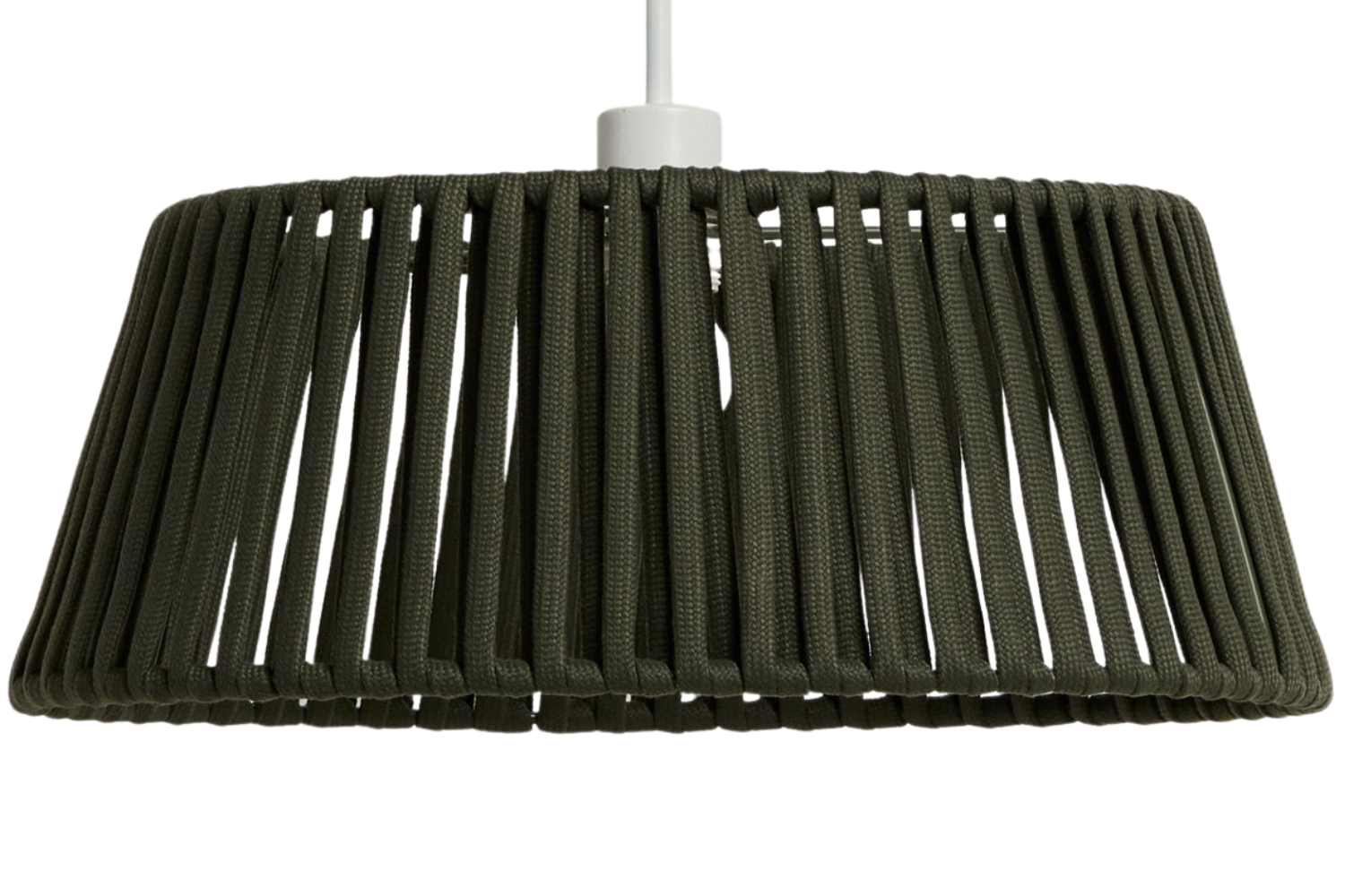 Kave Home Zelené závěsné stínidlo Aldet  Ø 46 cm Kave Home