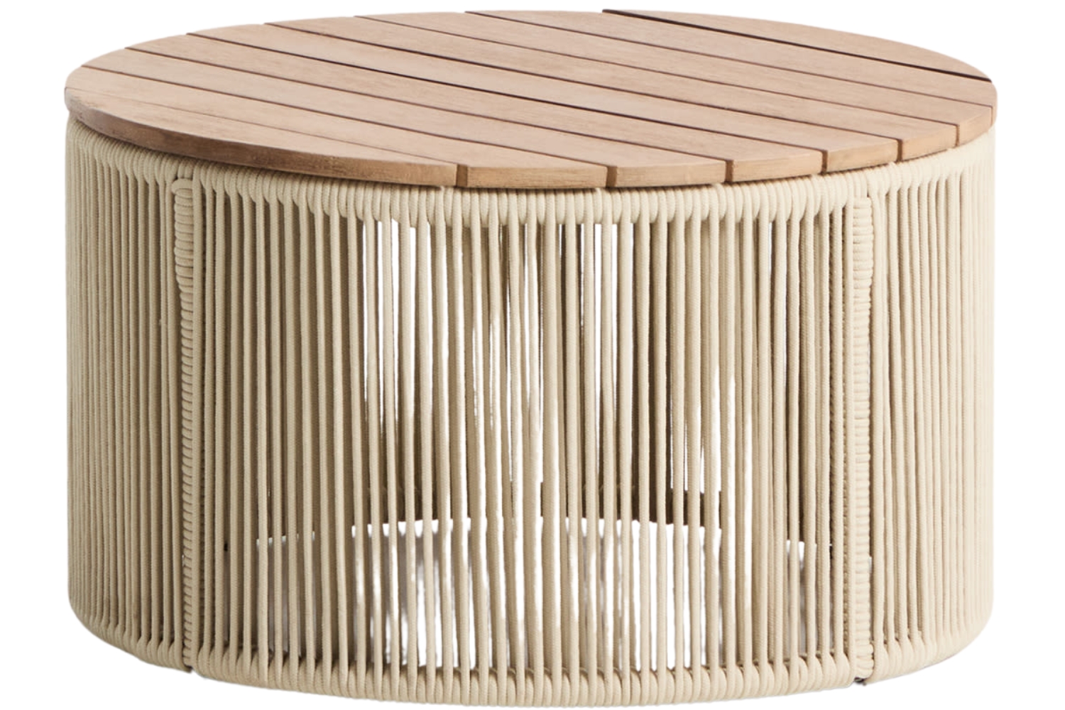 Kave Home Krémový zahradní stolek Dandara 60 cm Kave Home