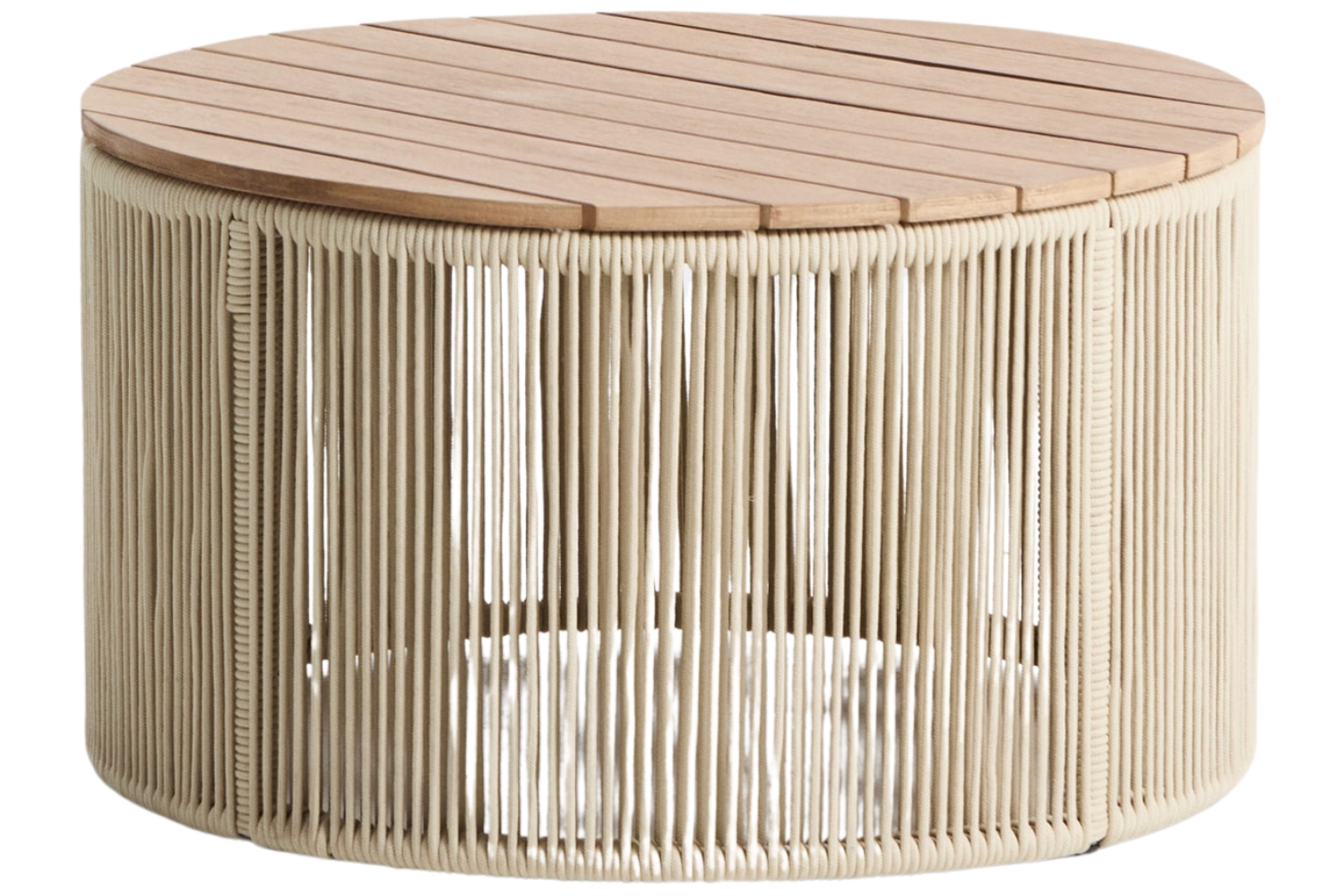 Kave Home Krémový zahradní stolek Dandara 70 cm Kave Home