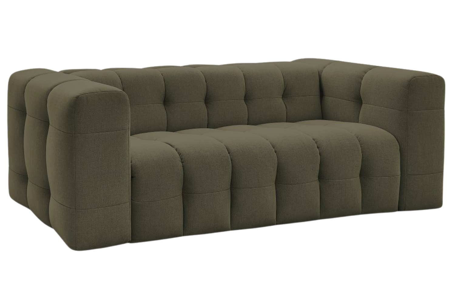 Bobochic Paris Zelená rozkládací pohovka Cloud 228 cm Bobochic Paris