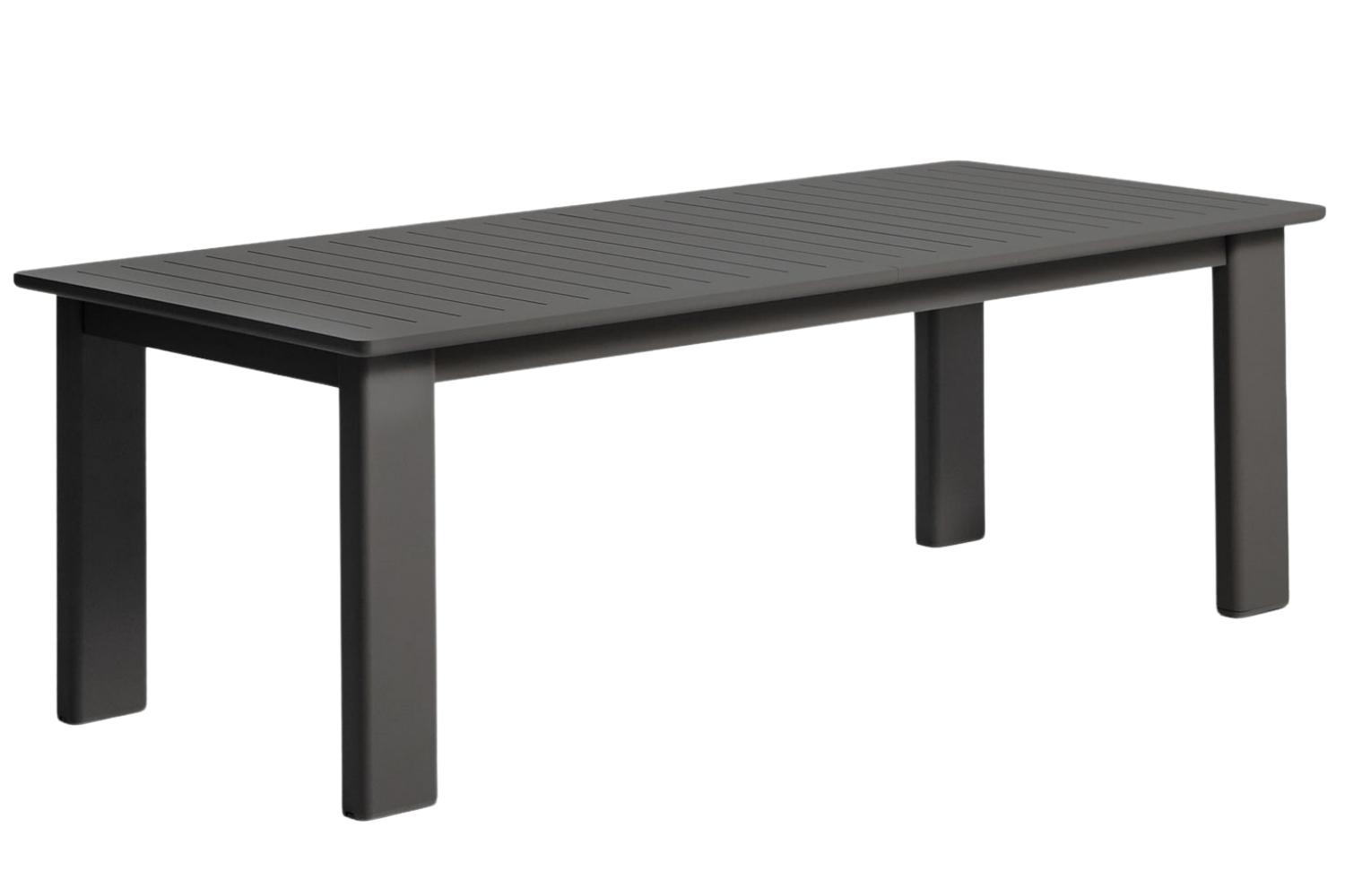 Kave Home Šedý rozkládací zahradní stůl Livorno 233/350 x 100 cm Kave Home