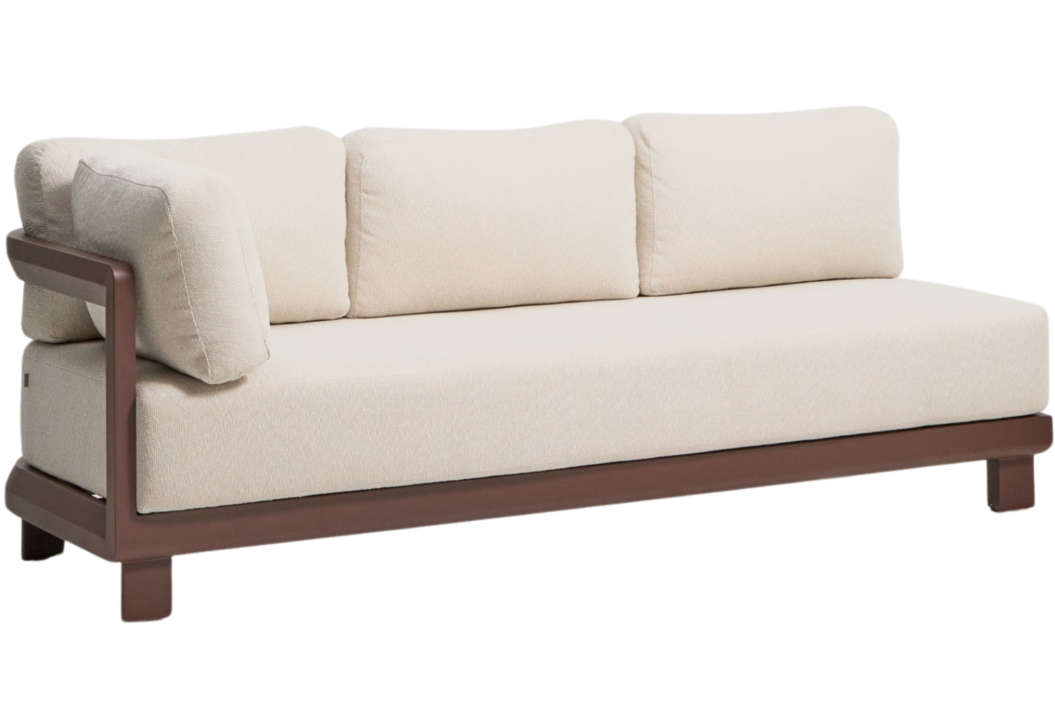 Kave Home Hnědo-béžový zahradní modul Nerano 208 cm Kave Home