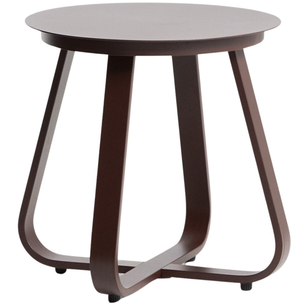 Kave Home Hnědý zahradní stolek Tamaris Ø 48 cm Kave Home