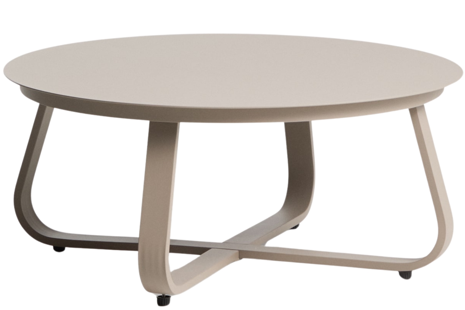 Kave Home Béžový zahradní stolek Tamaris Ø 80 cm Kave Home