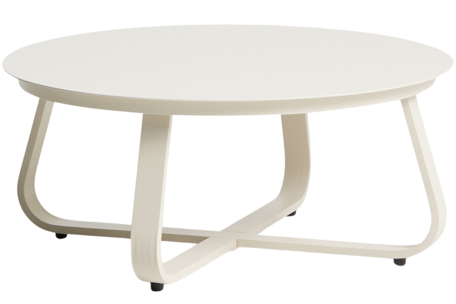 Kave Home Krémový zahradní stolek Tamaris Ø 80 cm Kave Home