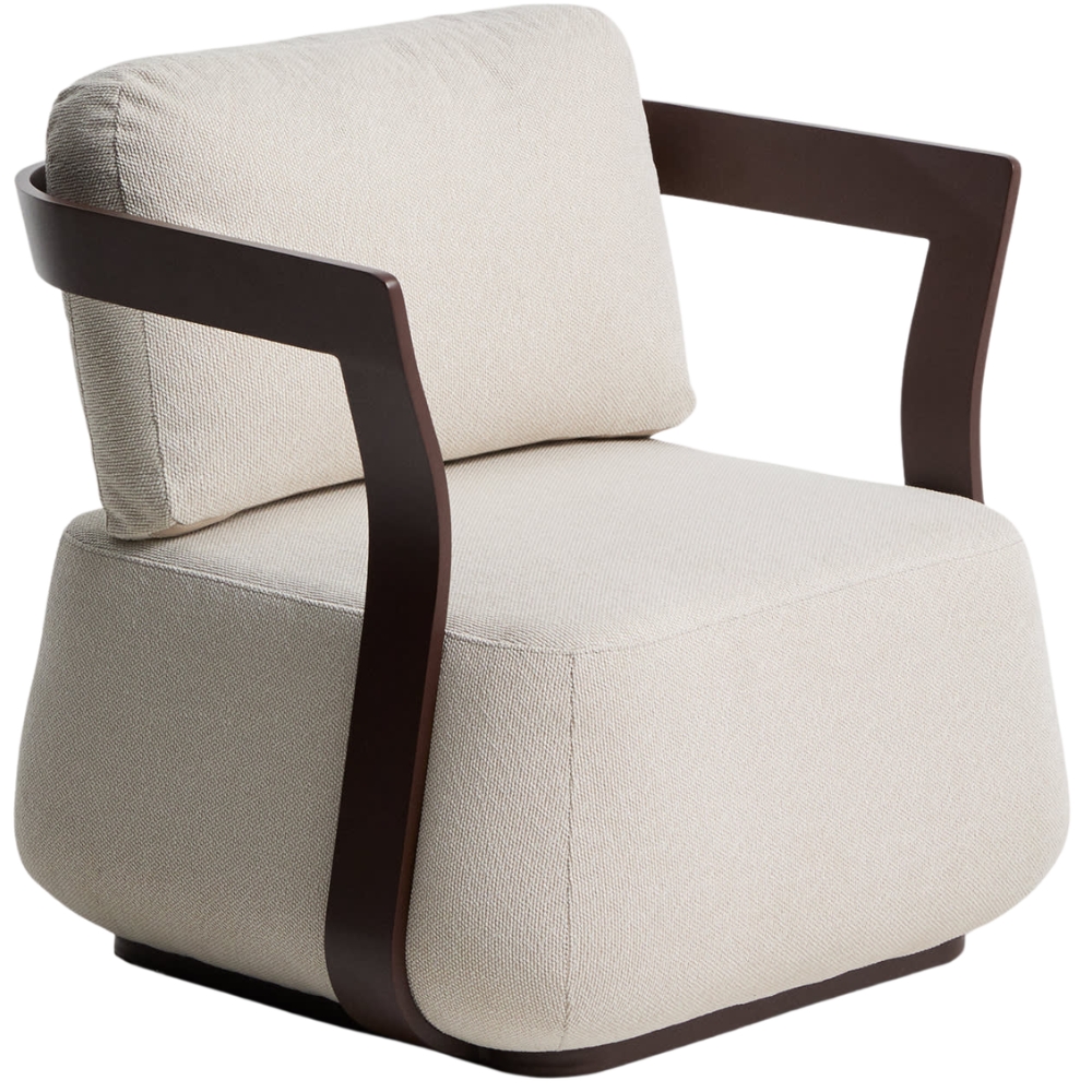 Kave Home Hnědo-béžové zahradní křeslo Tamaris Kave Home