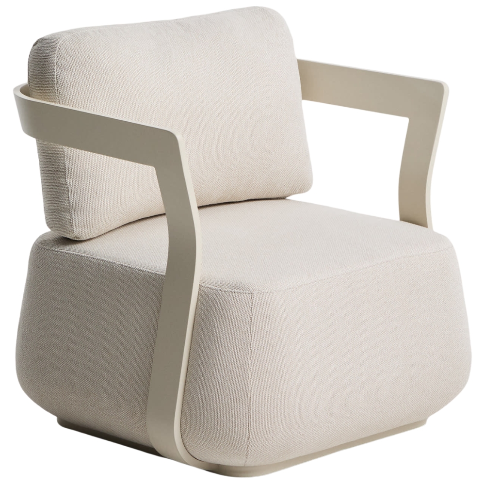 Kave Home Krémové zahradní křeslo Tamaris Kave Home