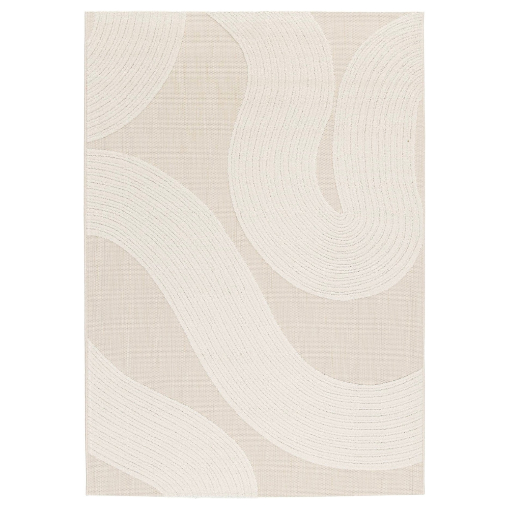 Fargotex Světle béžový zahradní koberec Via 200 x 290 cm Fargotex